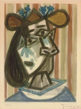 Pablo Picasso Painting - Head 1928 cubist Pablo Picasso